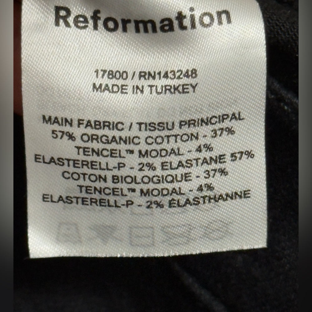 Reformation  Black Wide Leg Jeans - Picture 14 of 15